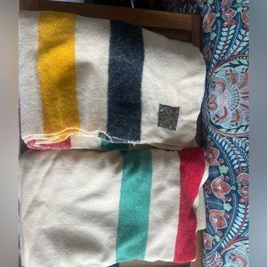 COPY - I’m selling a Vintage  Trapper Point, wool trade blankets circa 1940’s.